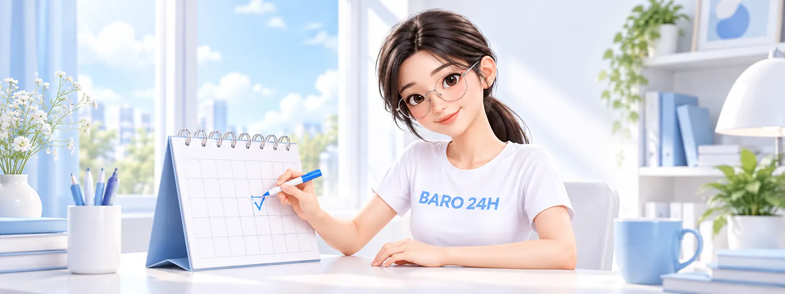 「결제일 · 청구일」 주제를 표현한 3D 인물 일러스트